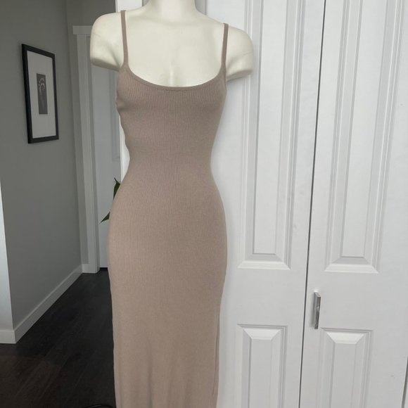 Stretch long crop top dress set - Picture 2 of 3